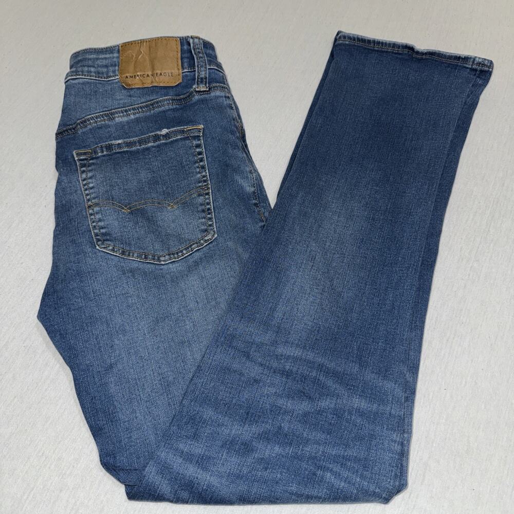American Eagle Jeans Mens 32x36 Denim Wash Original Boot NeXt Level Flex EUC